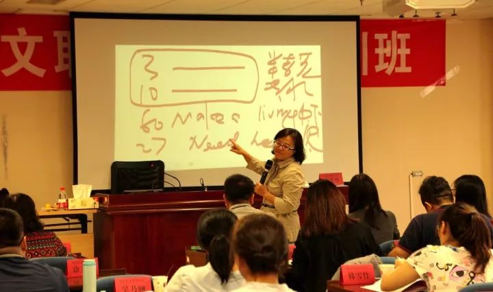 中国文联年轻干部培训班李爱华讲授团队建设