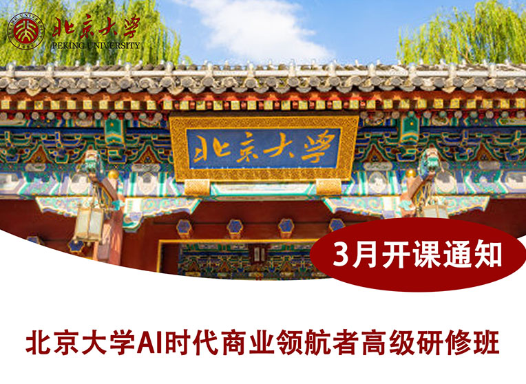 北大AI时代商业领航者高级研修班3月29-30日课程表