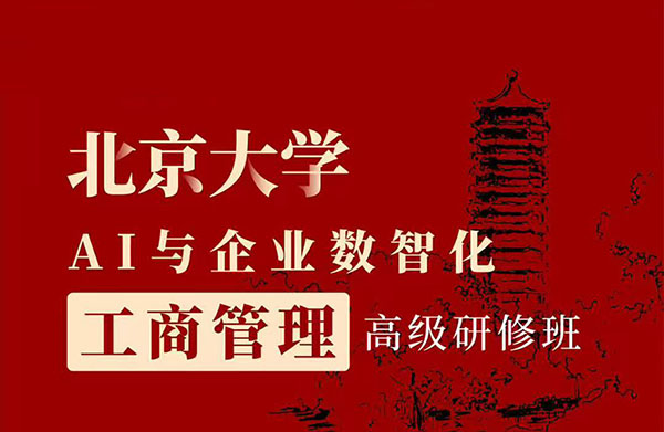 北京大学AI与企业数智化工商管理研修班