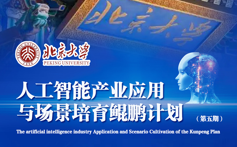 北京大学人工智能产业应用与场景培育鲲鹏计划